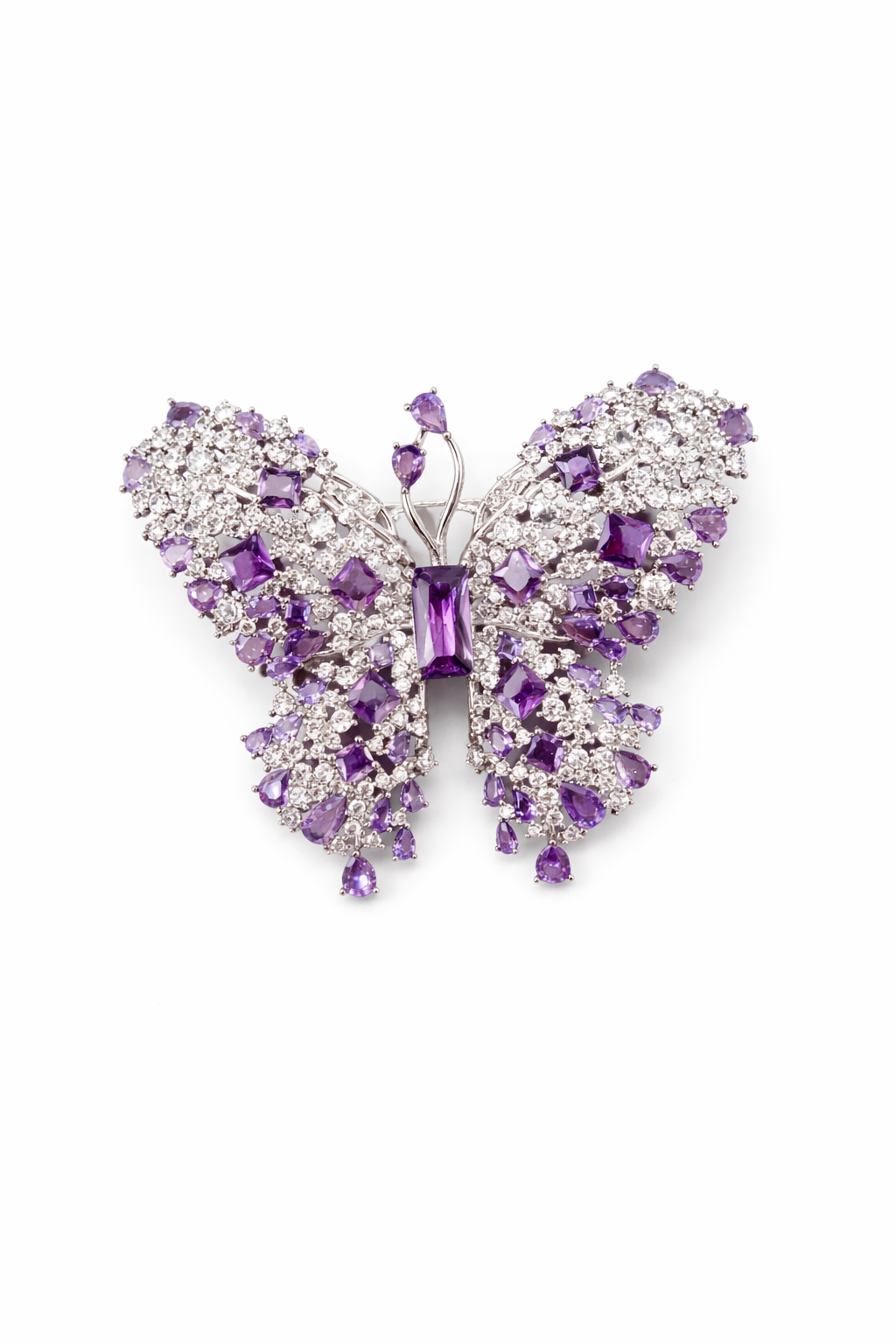 Violet Majesty Butterfly Brooch