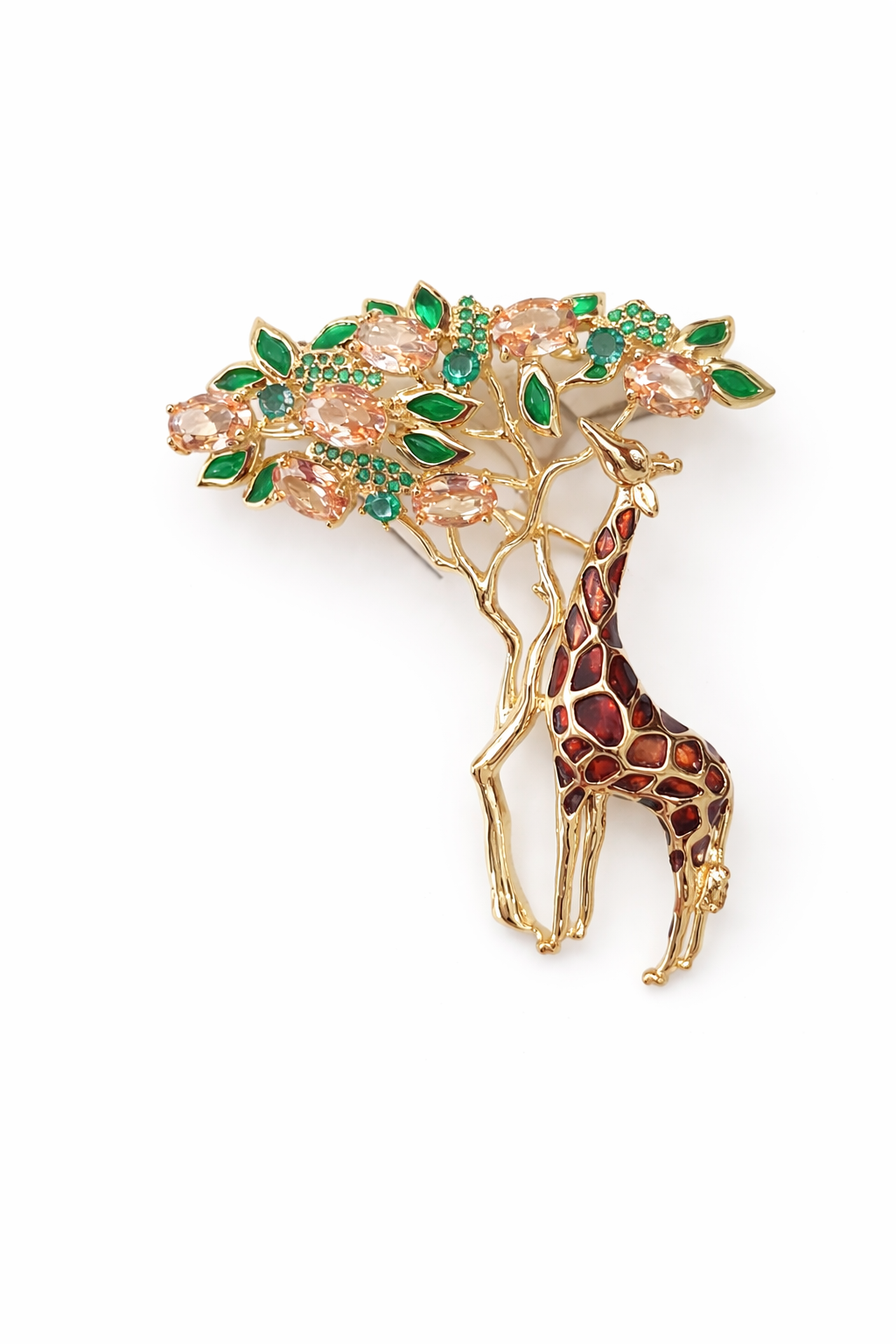 Savanna Grace Giraffe Brooch