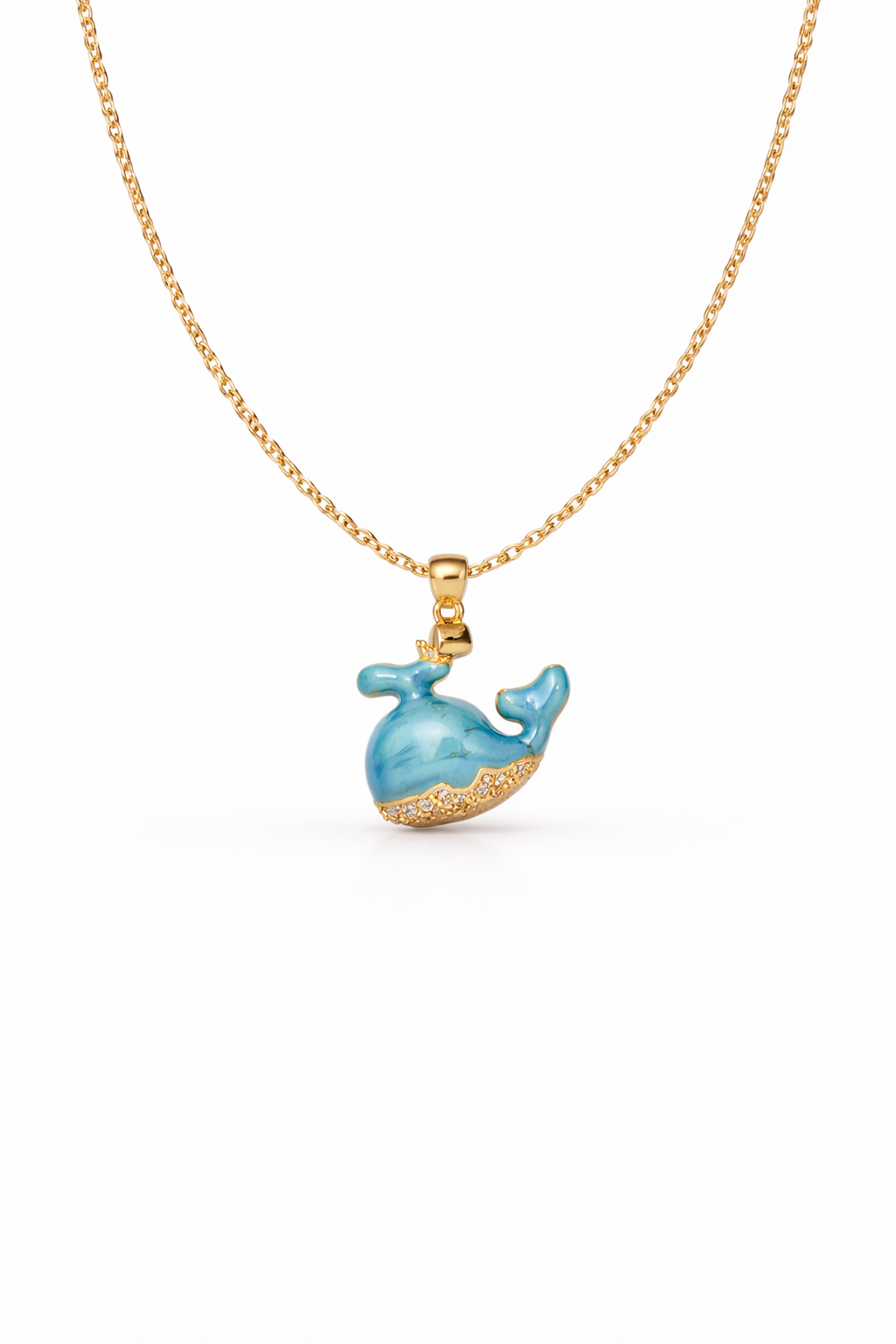 Ocean Whisper Whale Necklace