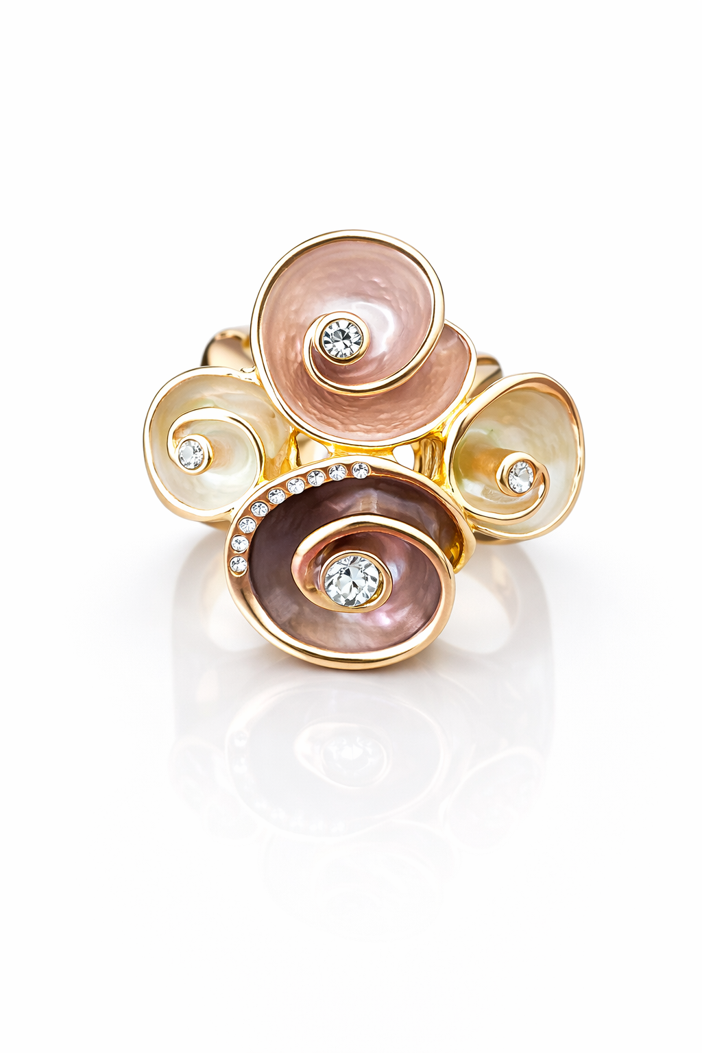 Blush Eclipse Cluster Ring