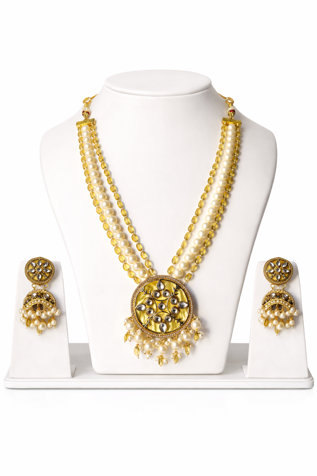 Surya Pearl Medallion Set