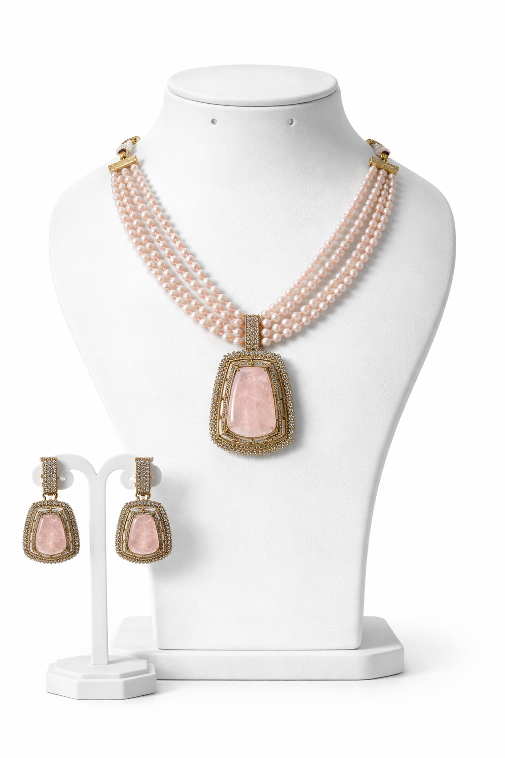 Blush Pearl Pendant Set