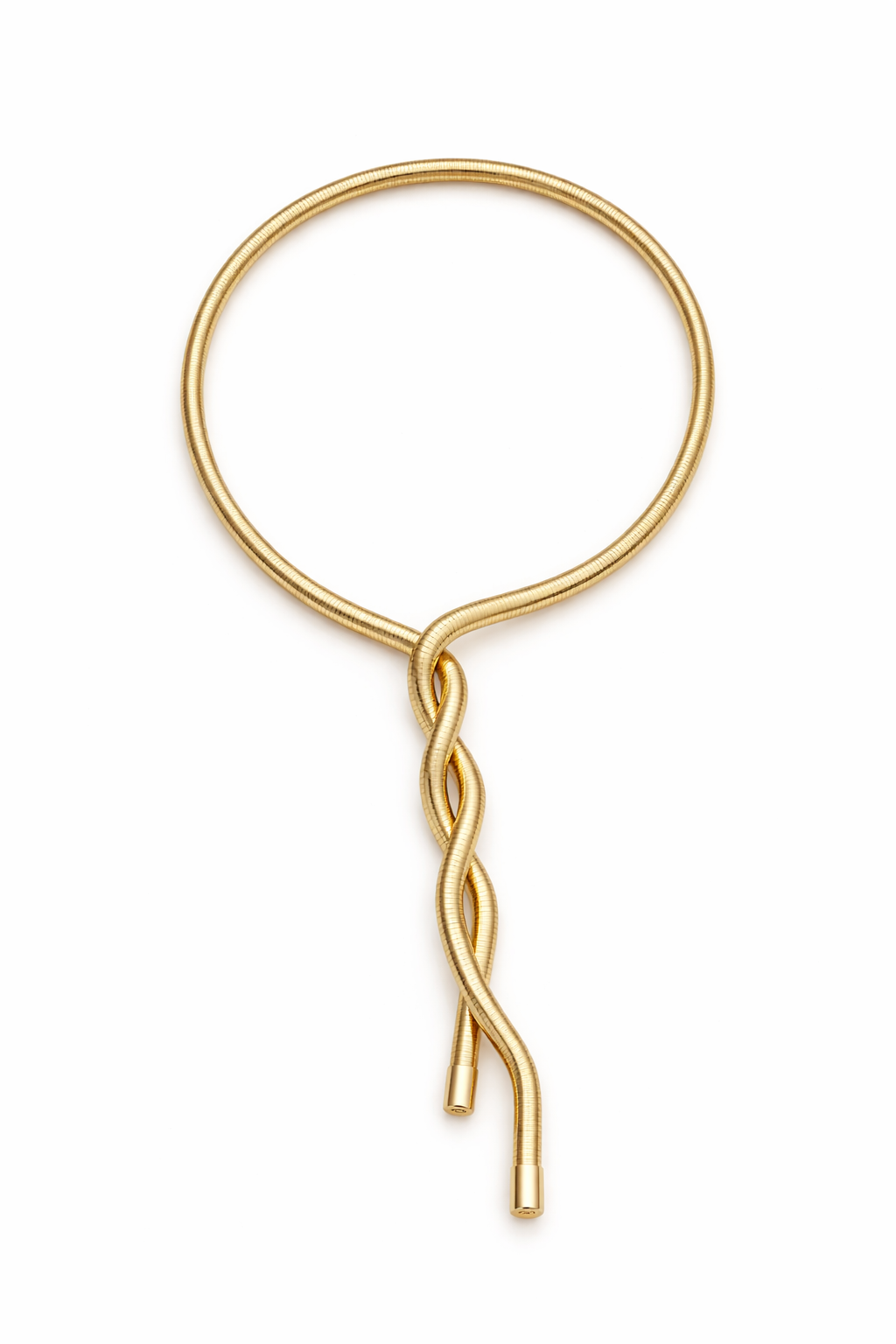Golden Twist Snake Choker