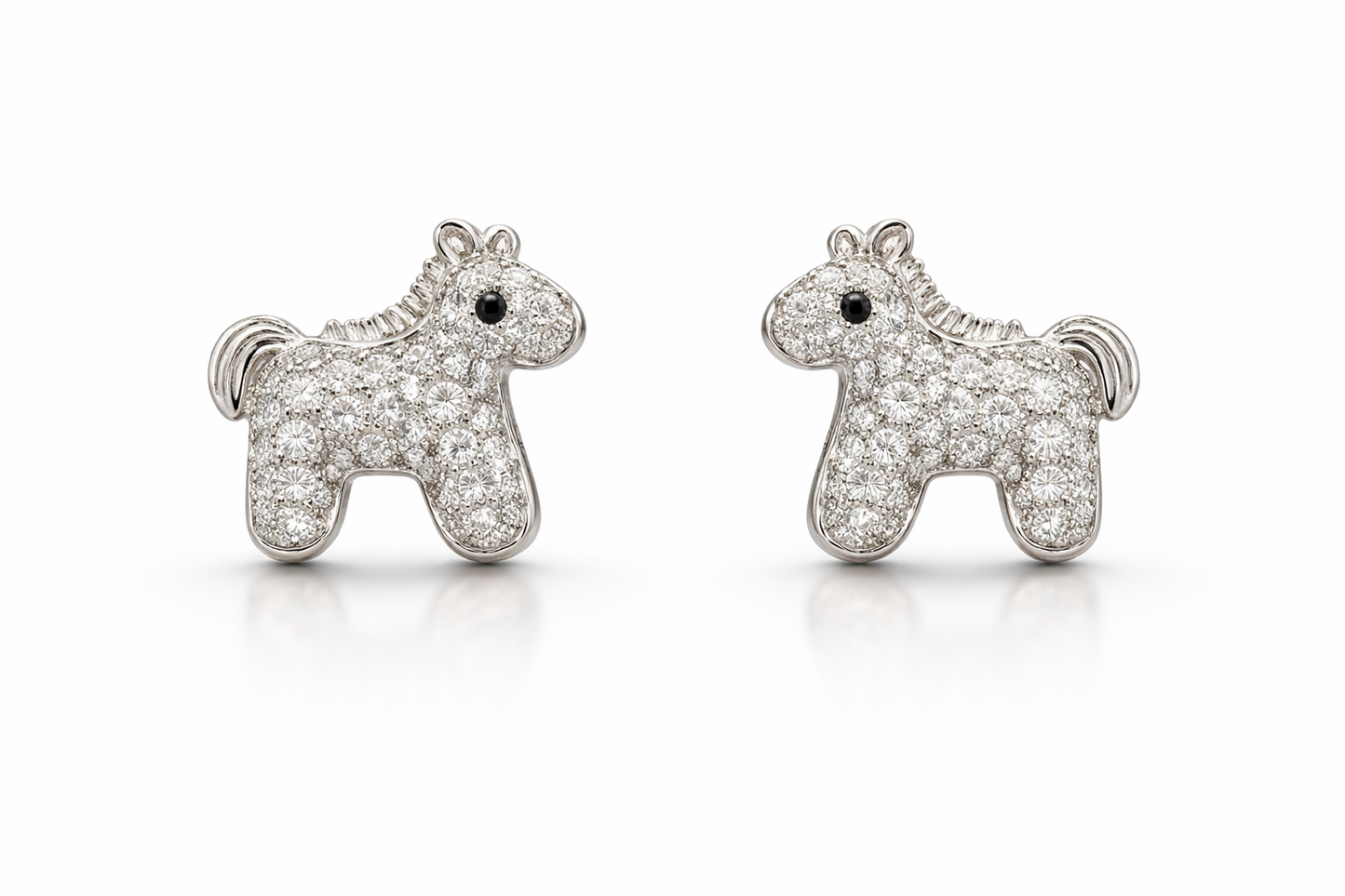 Celeste Pony Diamond Studs