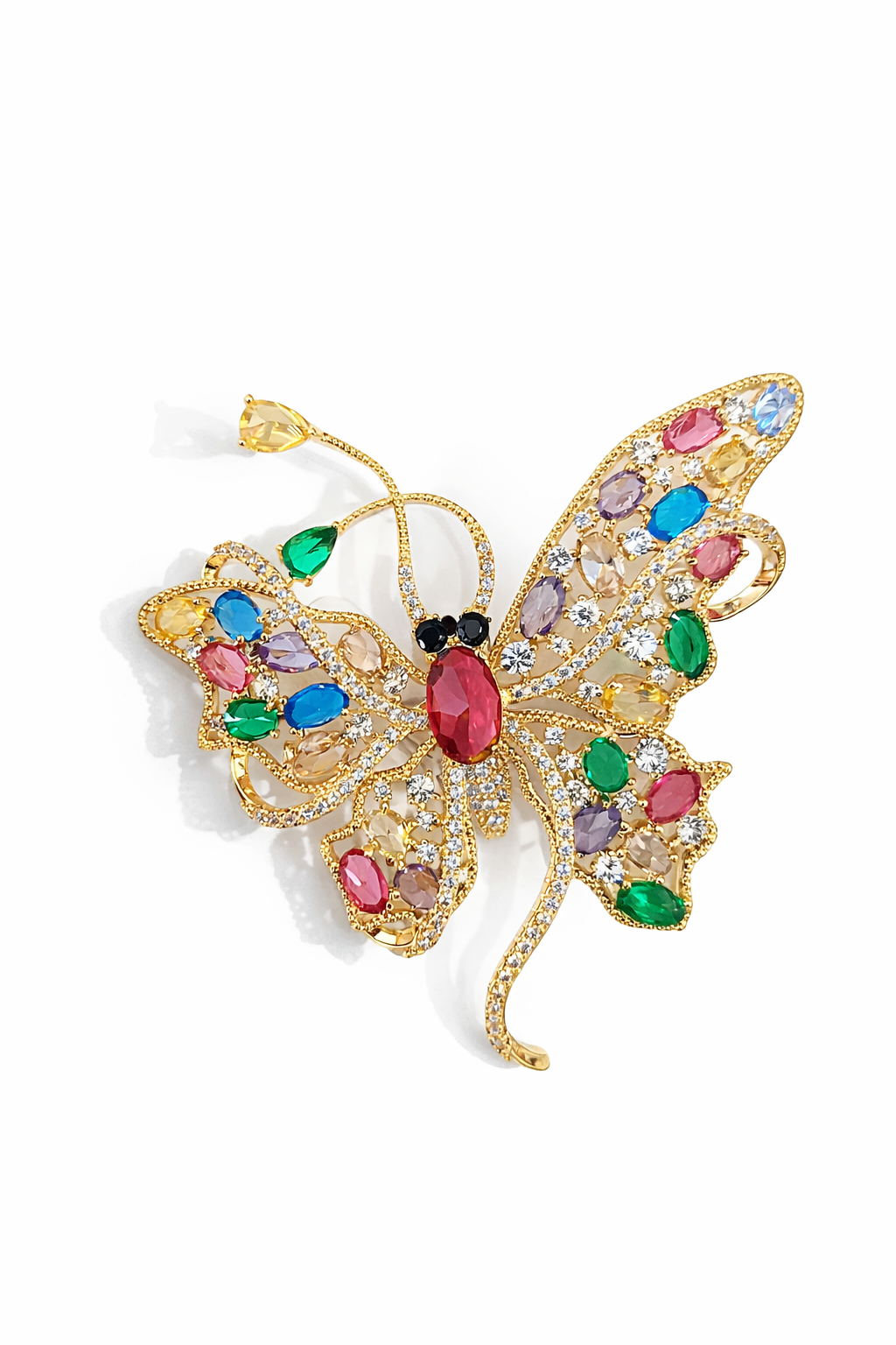 Aurora Monarch Butterfly Brooch