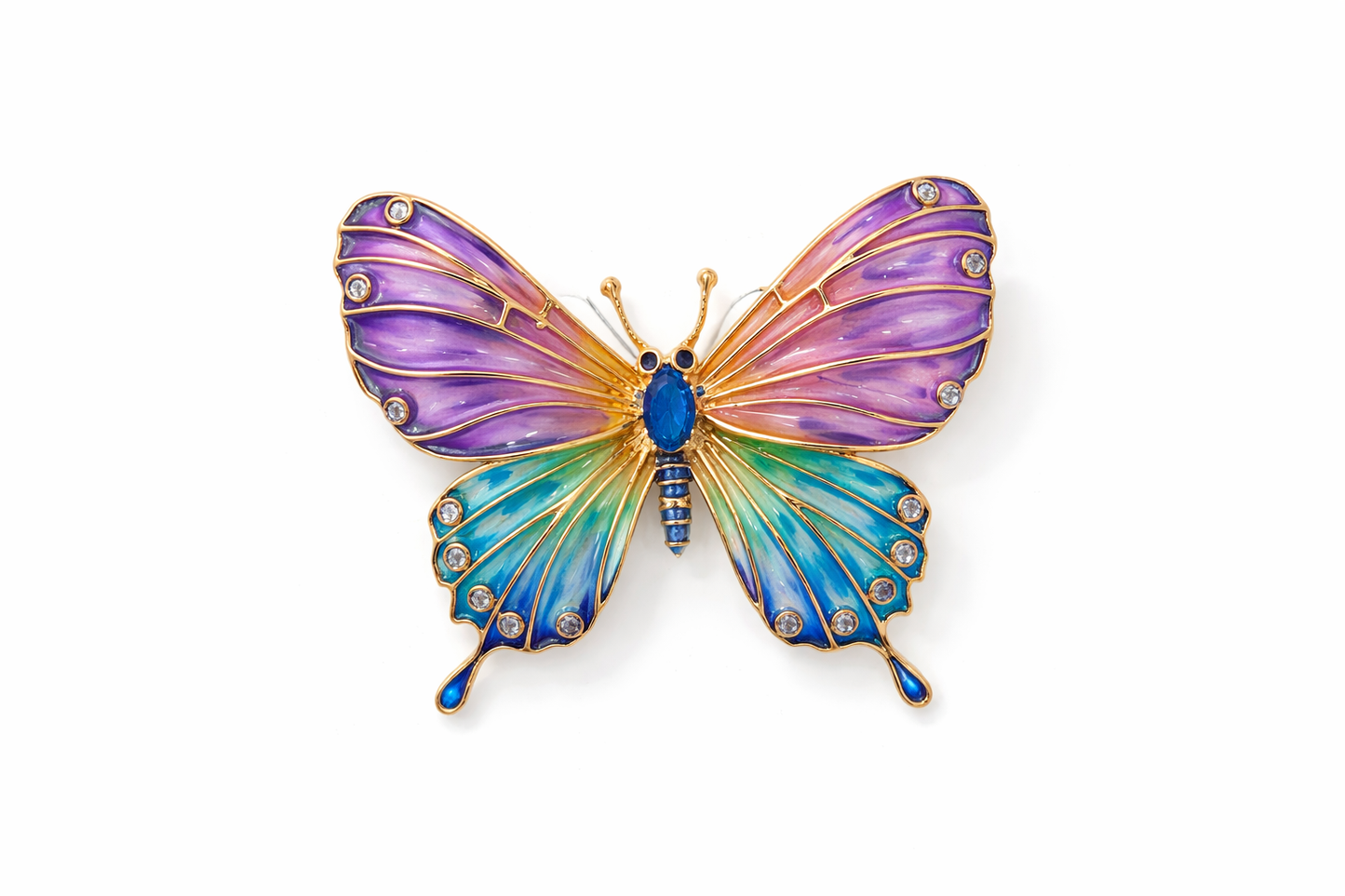 Celestia Prism Butterfly Brooch