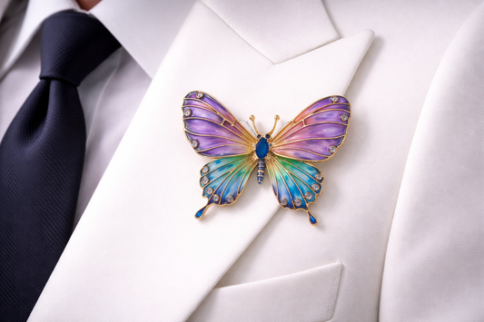 Celestia Prism Butterfly Brooch