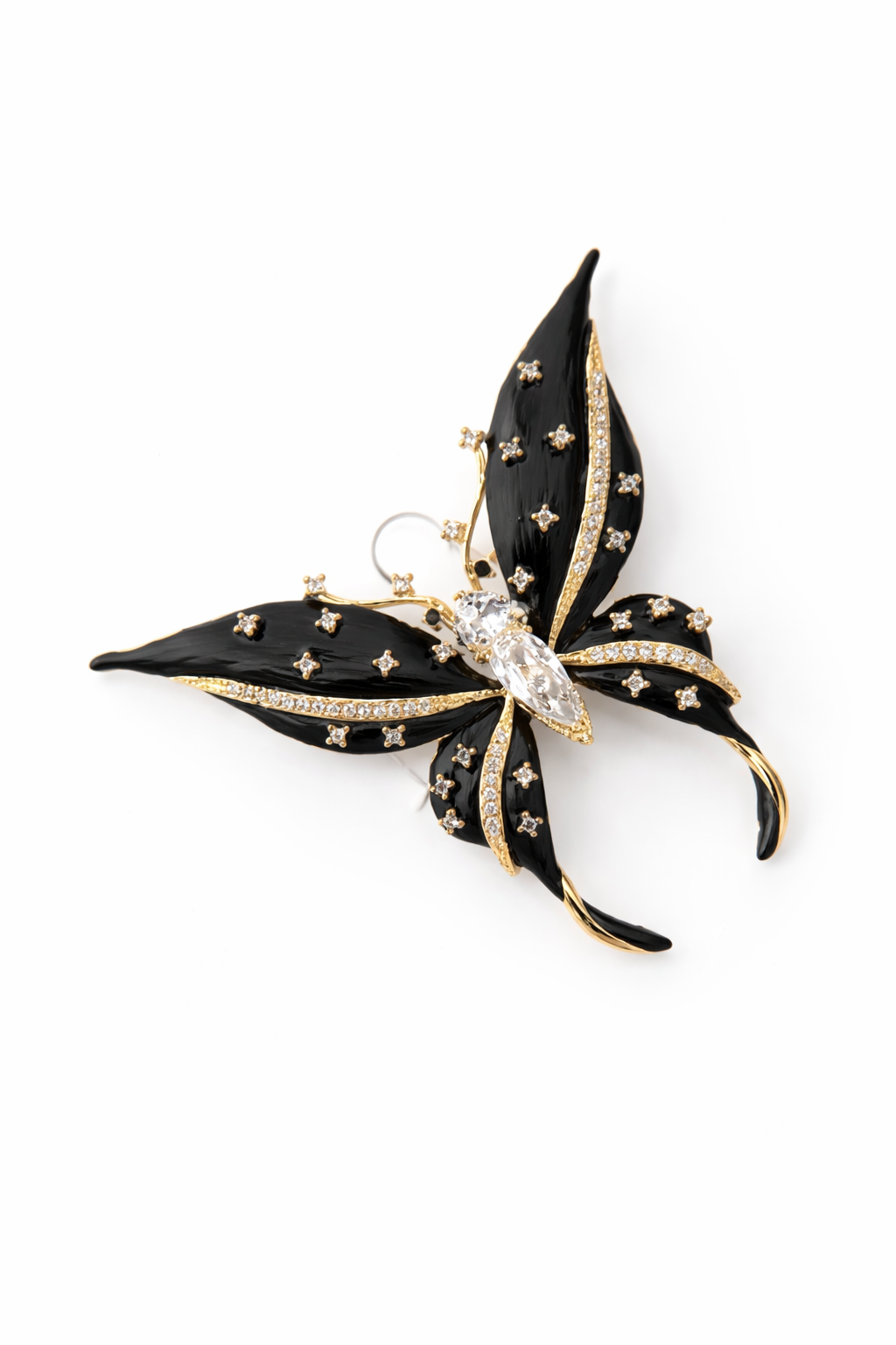 Noir Celeste Butterfly Brooch