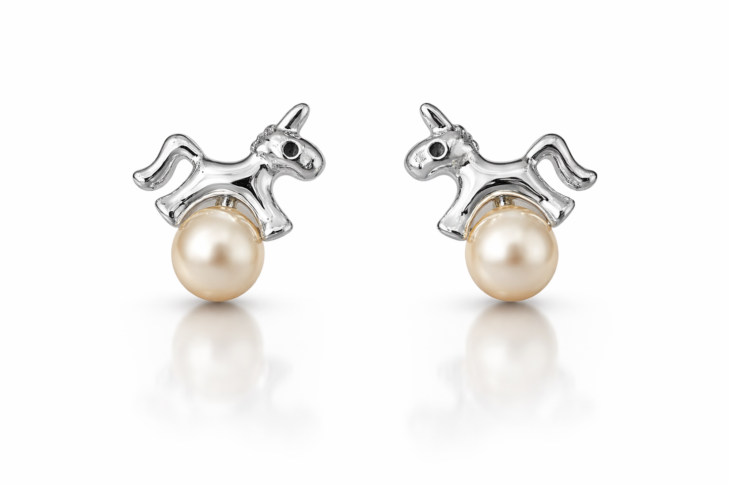 Celeste Unicorn Pearl Studs