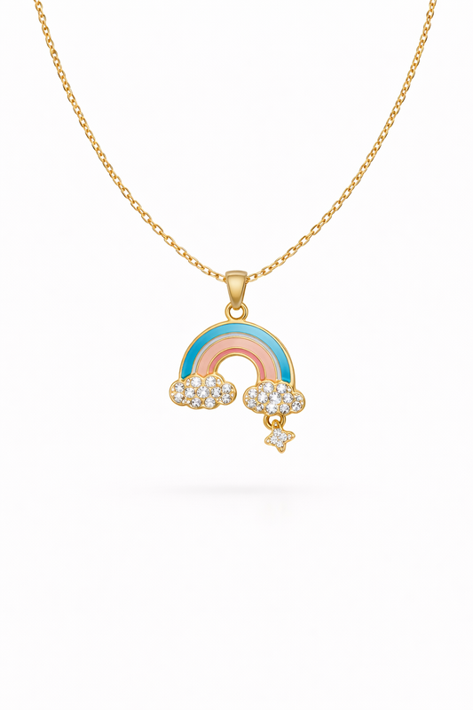 Golden Rainbow Dream Necklace