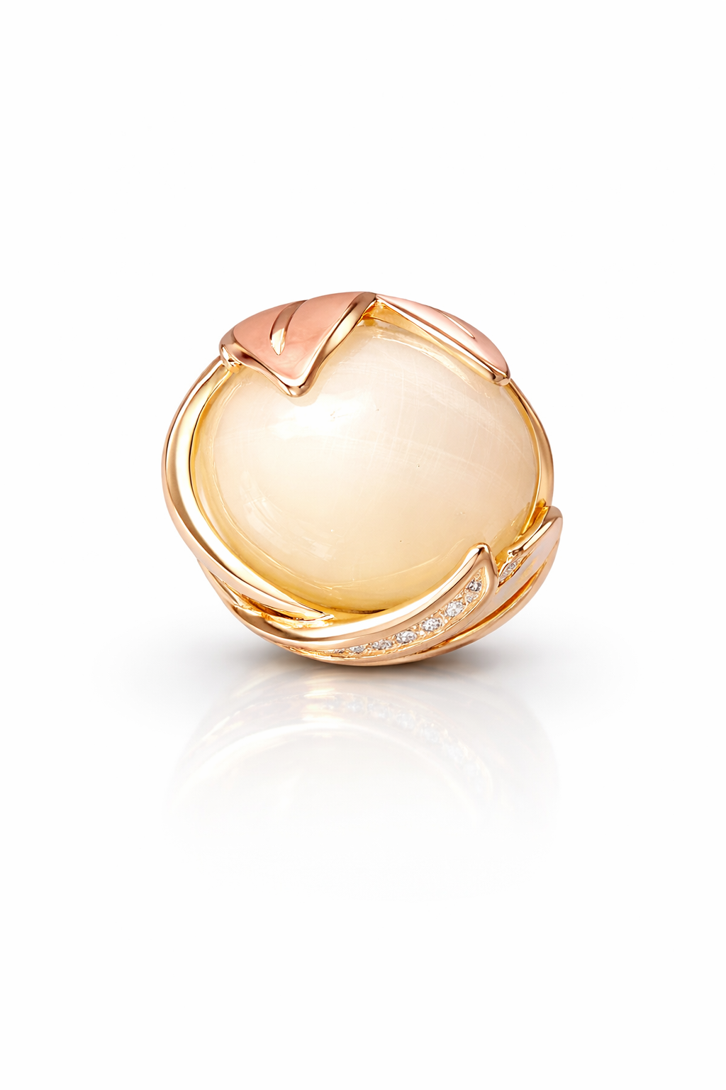 Lunar Glow Statement Ring