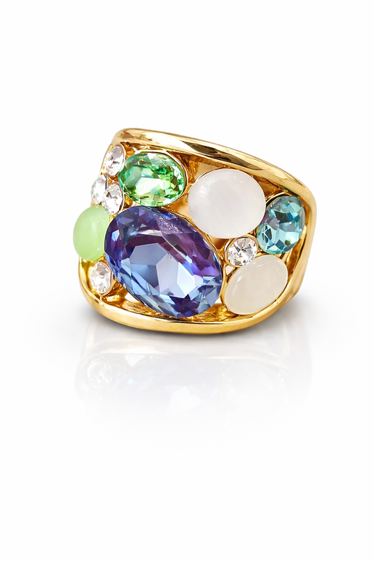 Aurora Mosaic Statement Ring