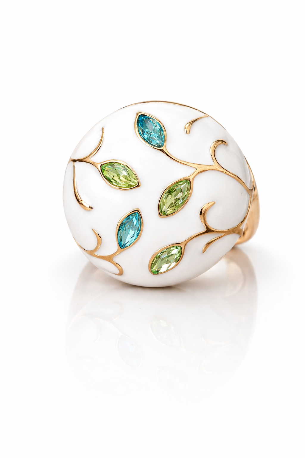 Ivy Pearl Dome Ring