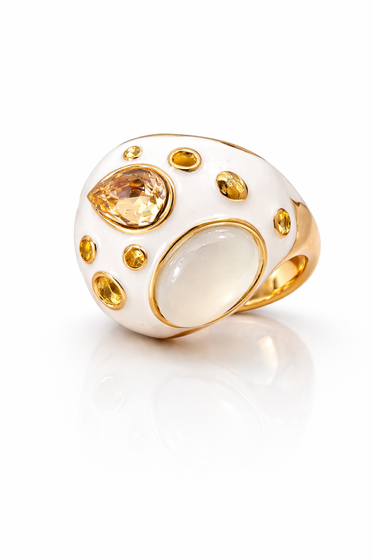 Aurora Pebble Statement Ring