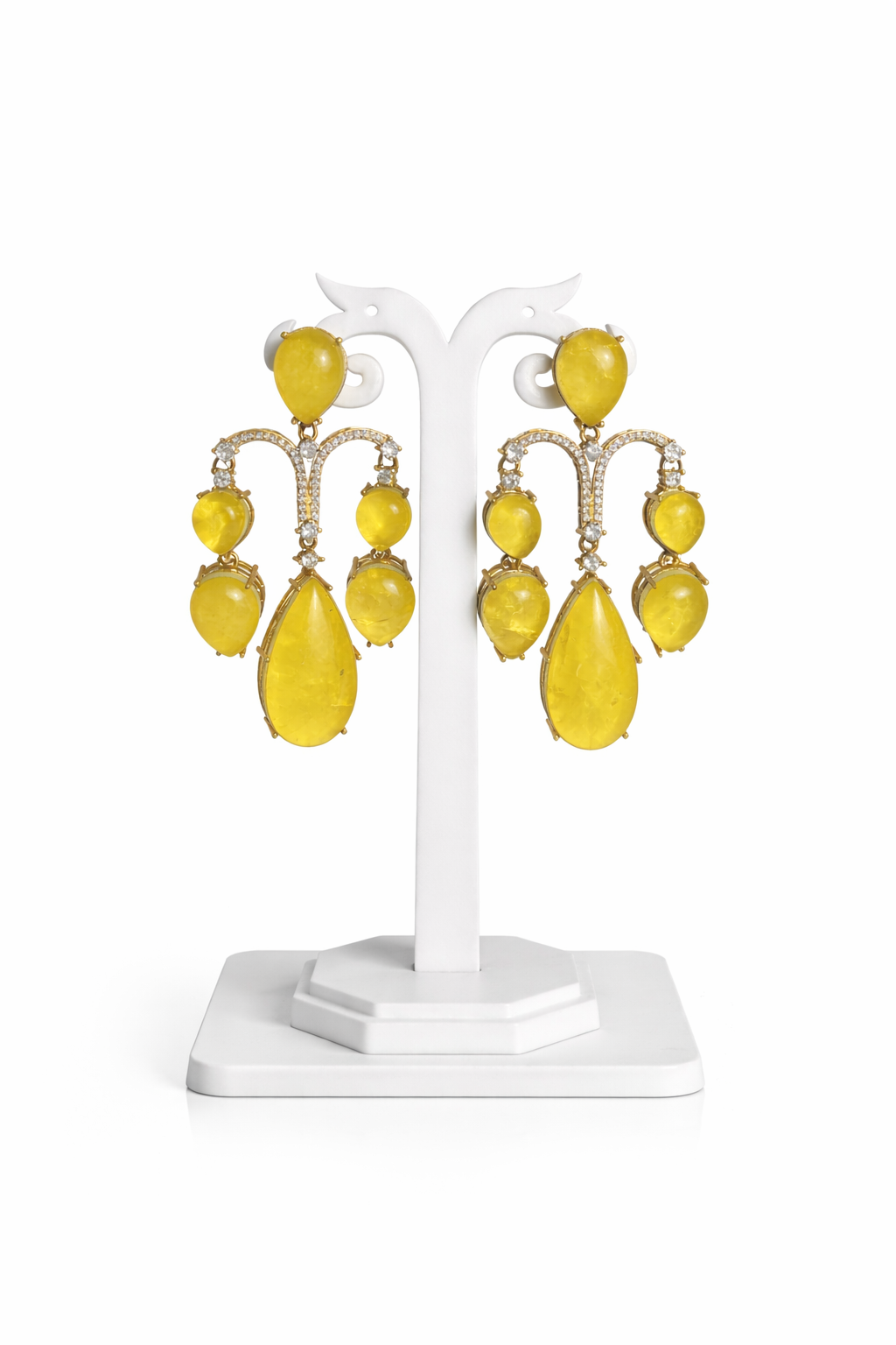 Sunlit Aurora Chandelier Earrings