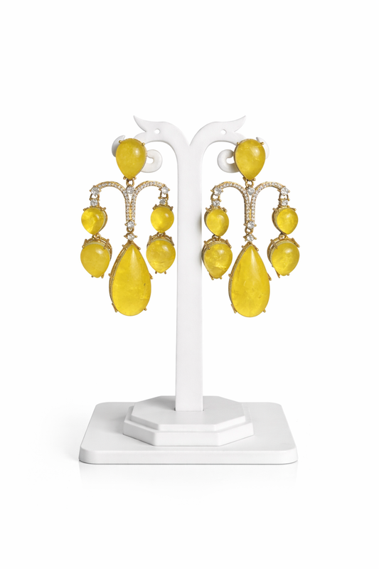Sunlit Aurora Chandelier Earrings
