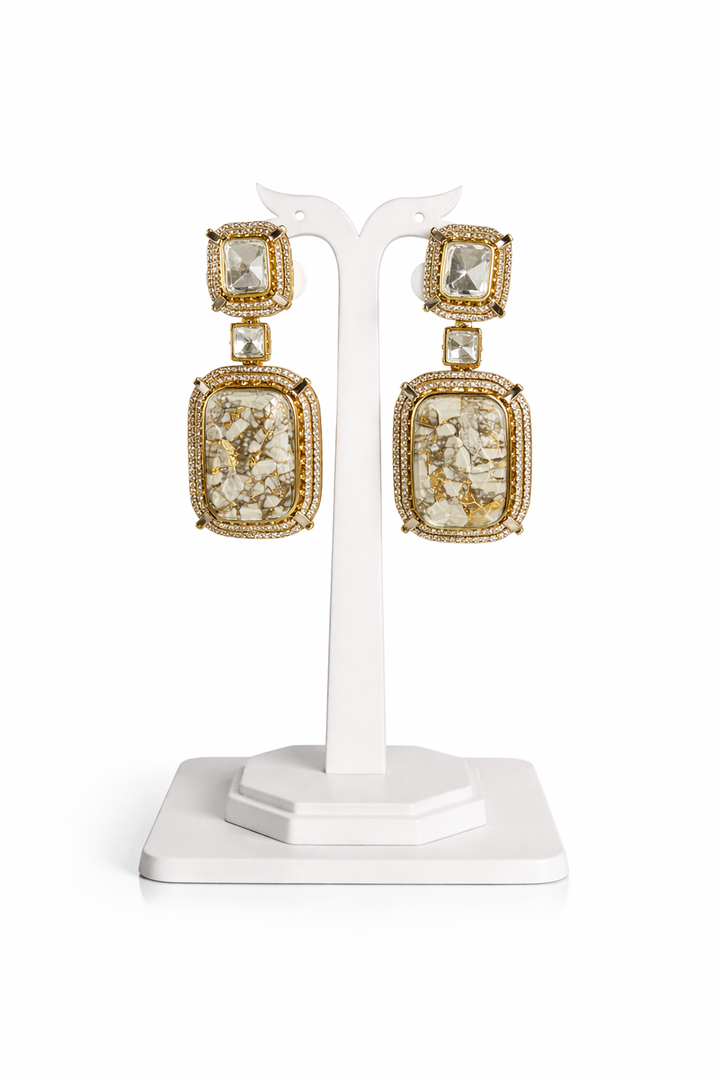 Imperial Marble Drop Earrings