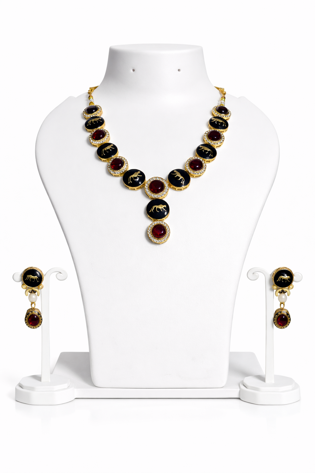 Shera Noir Heritage Necklace Set