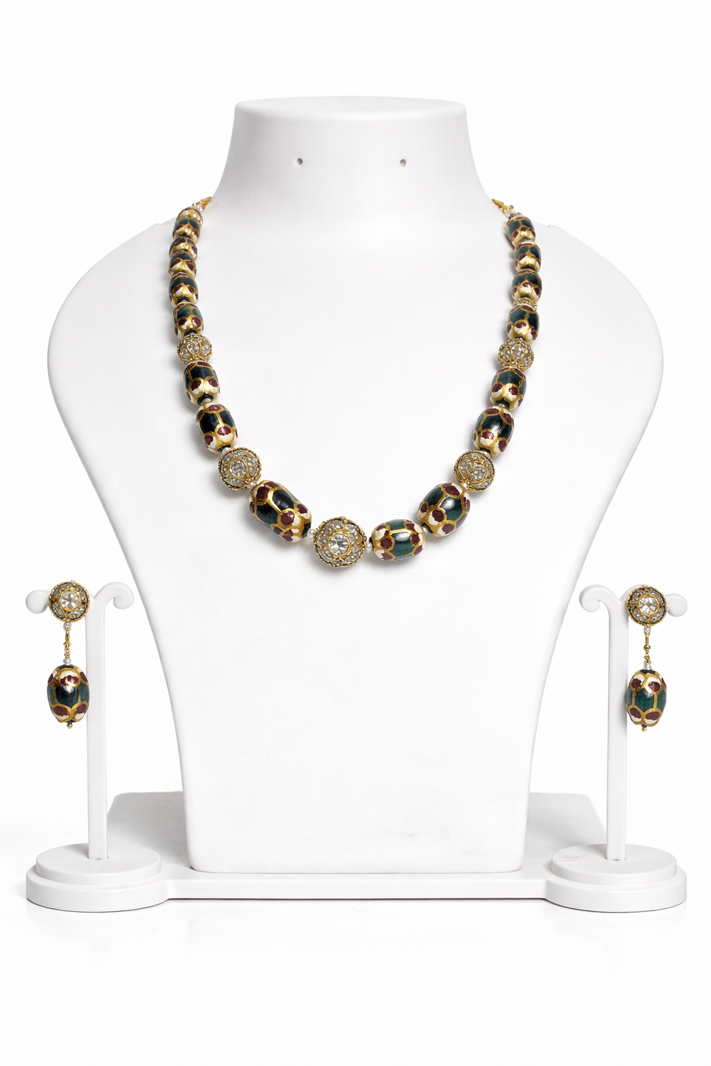 Zariya Meenakari Statement Necklace Set
