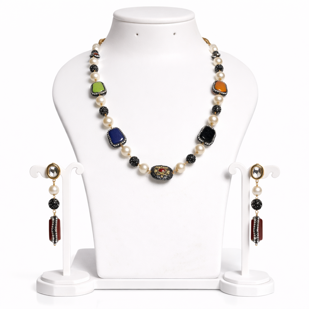 Celestia Mosaic Necklace Set
