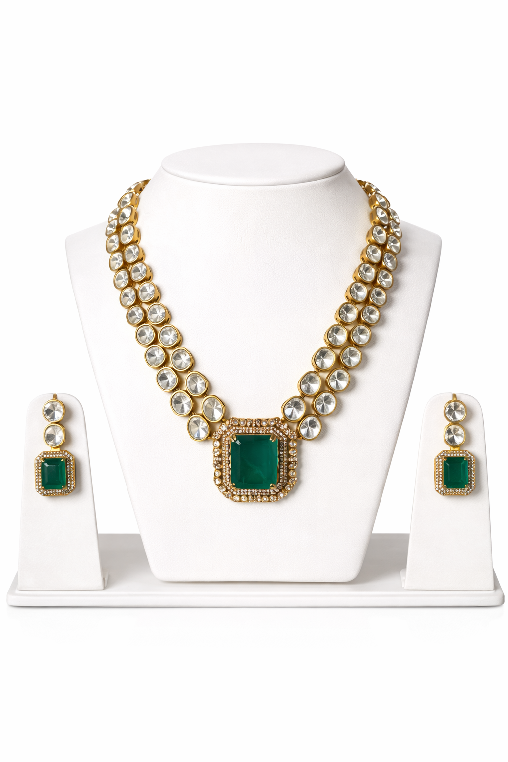 Emerald Regent Necklace Set
