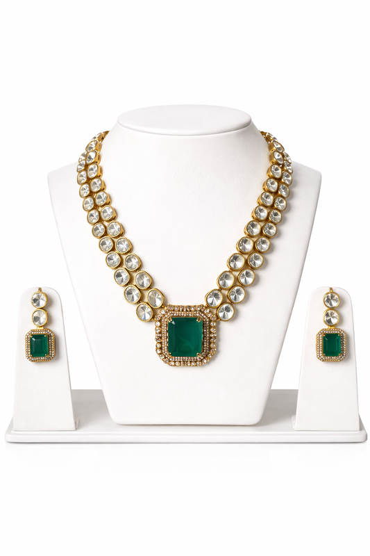 Emerald Regent Necklace Set