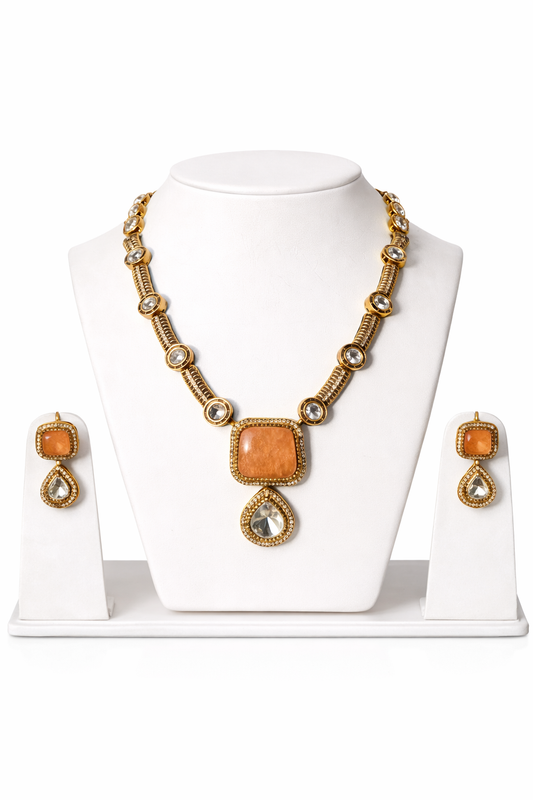 Amber Royale Pendant Set