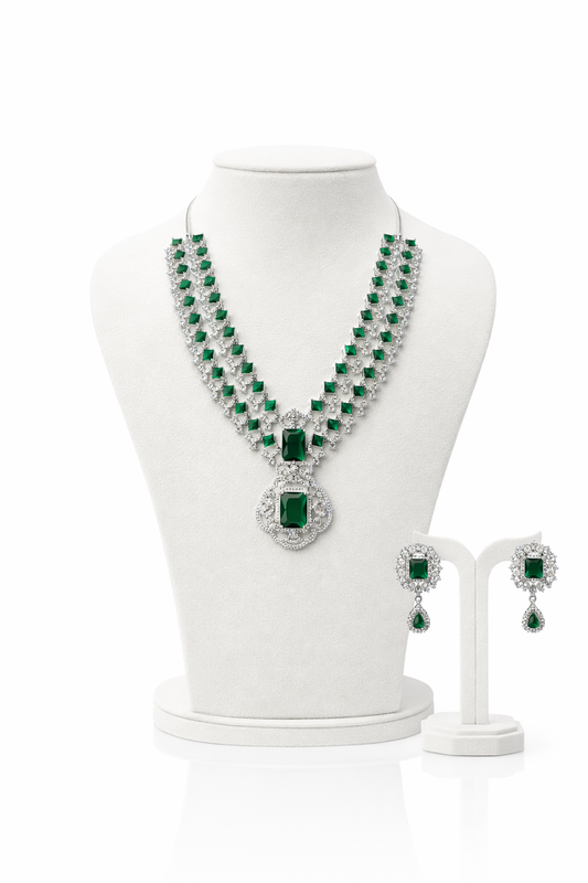 Emerald Royale Bridal Set