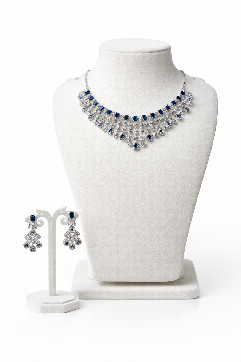Midnight Cascade Necklace Set