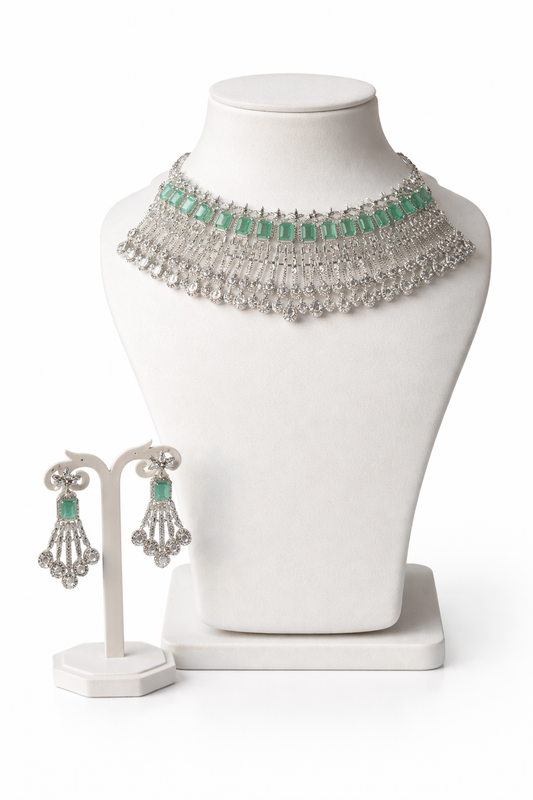 Celeste Fringe Choker Set