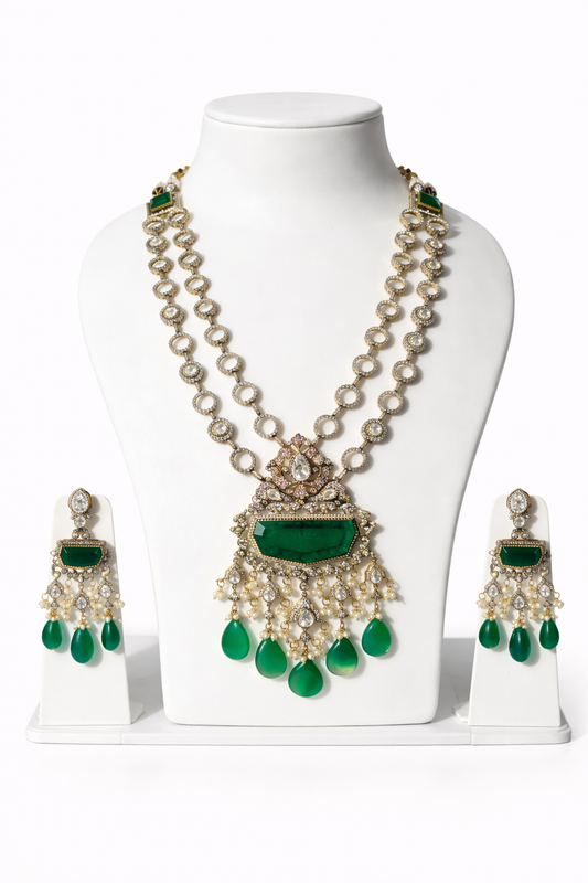 Emerald Cascade Royal Statement Set