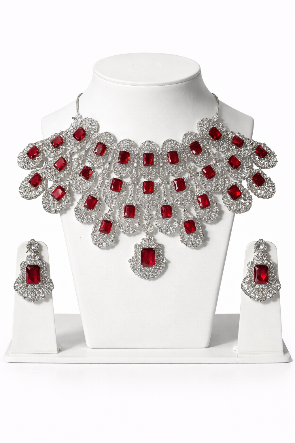 Scarlet Majesty Statement Choker Set