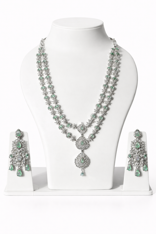 Mint Royale Double-Layer Necklace Set