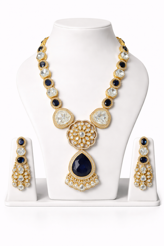 Noir Sapphire Royal Pendant Necklace