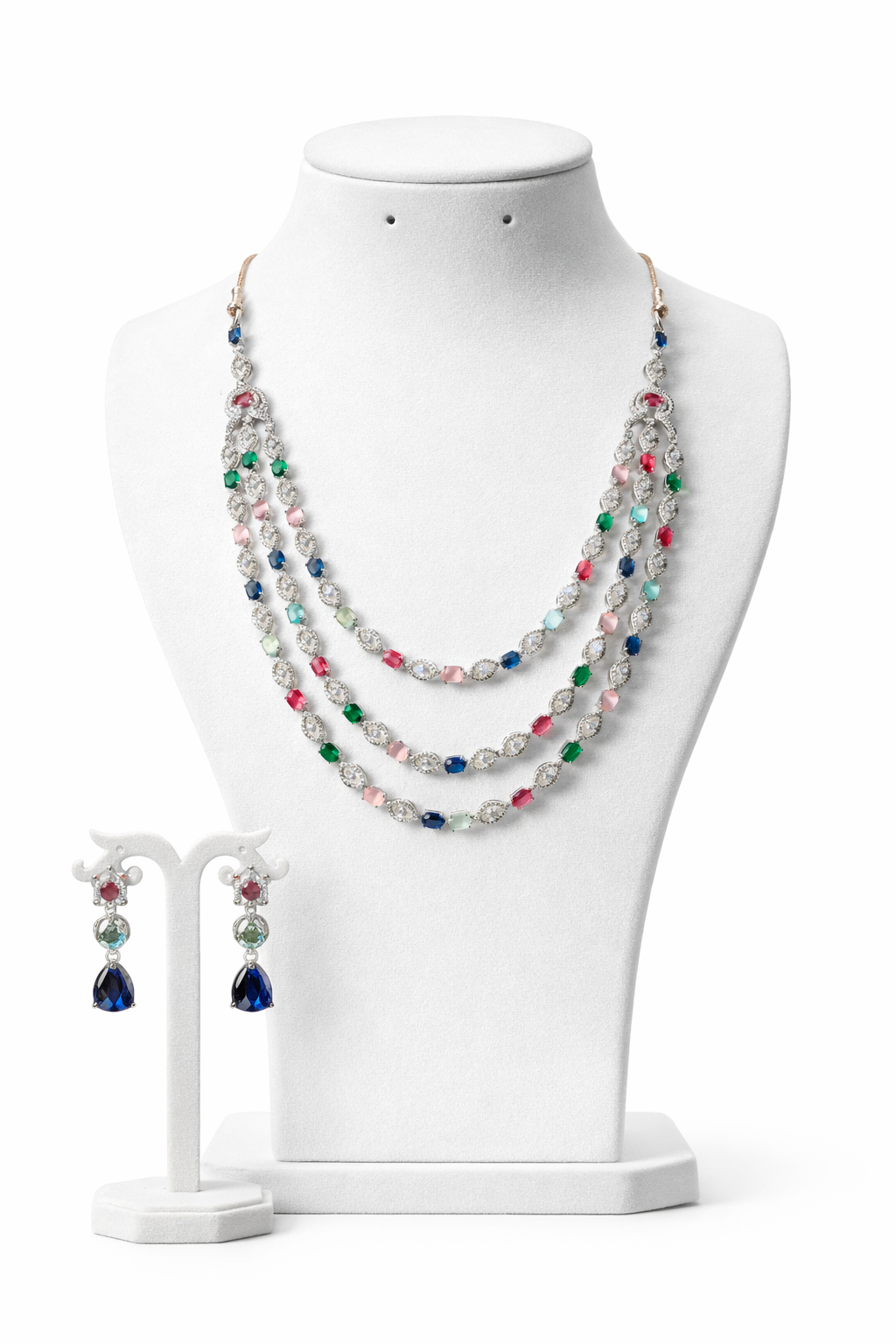 Celeste Multi-Layer Gemline Set