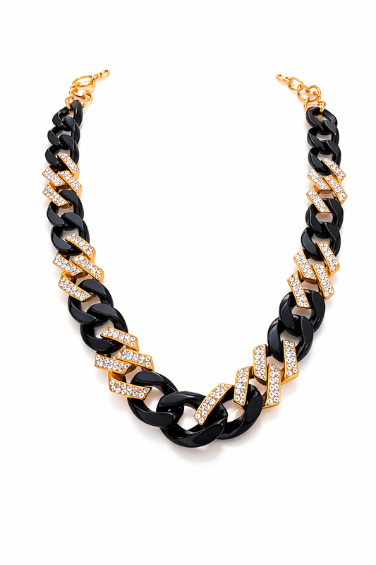 Midnight Luxe Link Necklace
