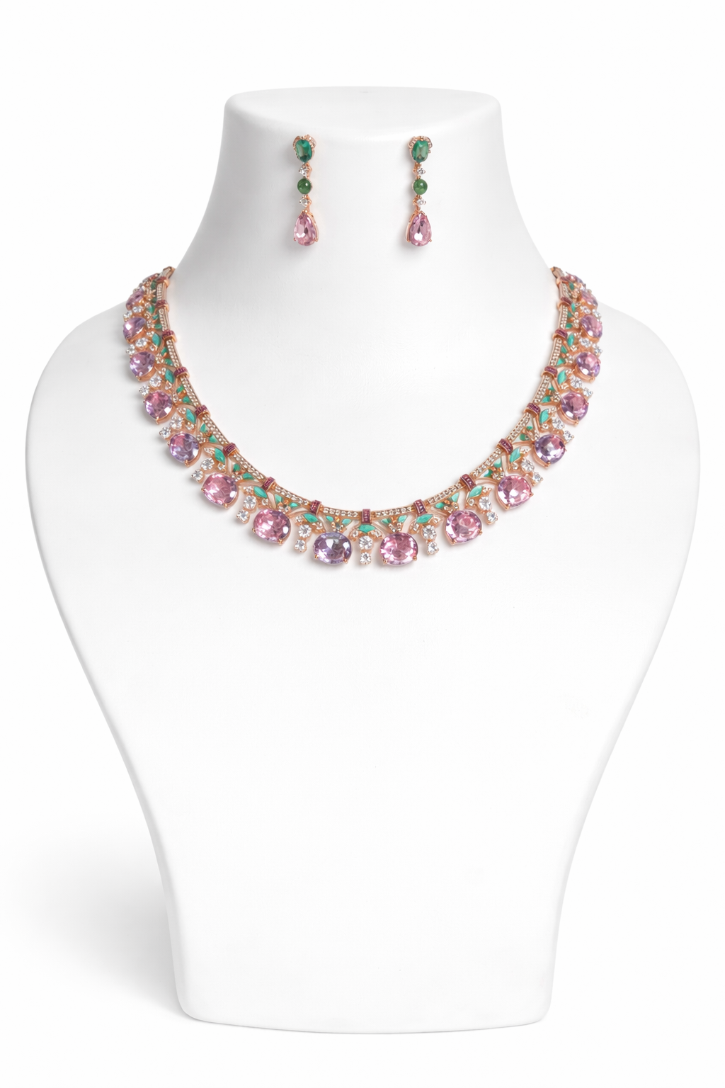 Rosé Pastel Royale Necklace Set