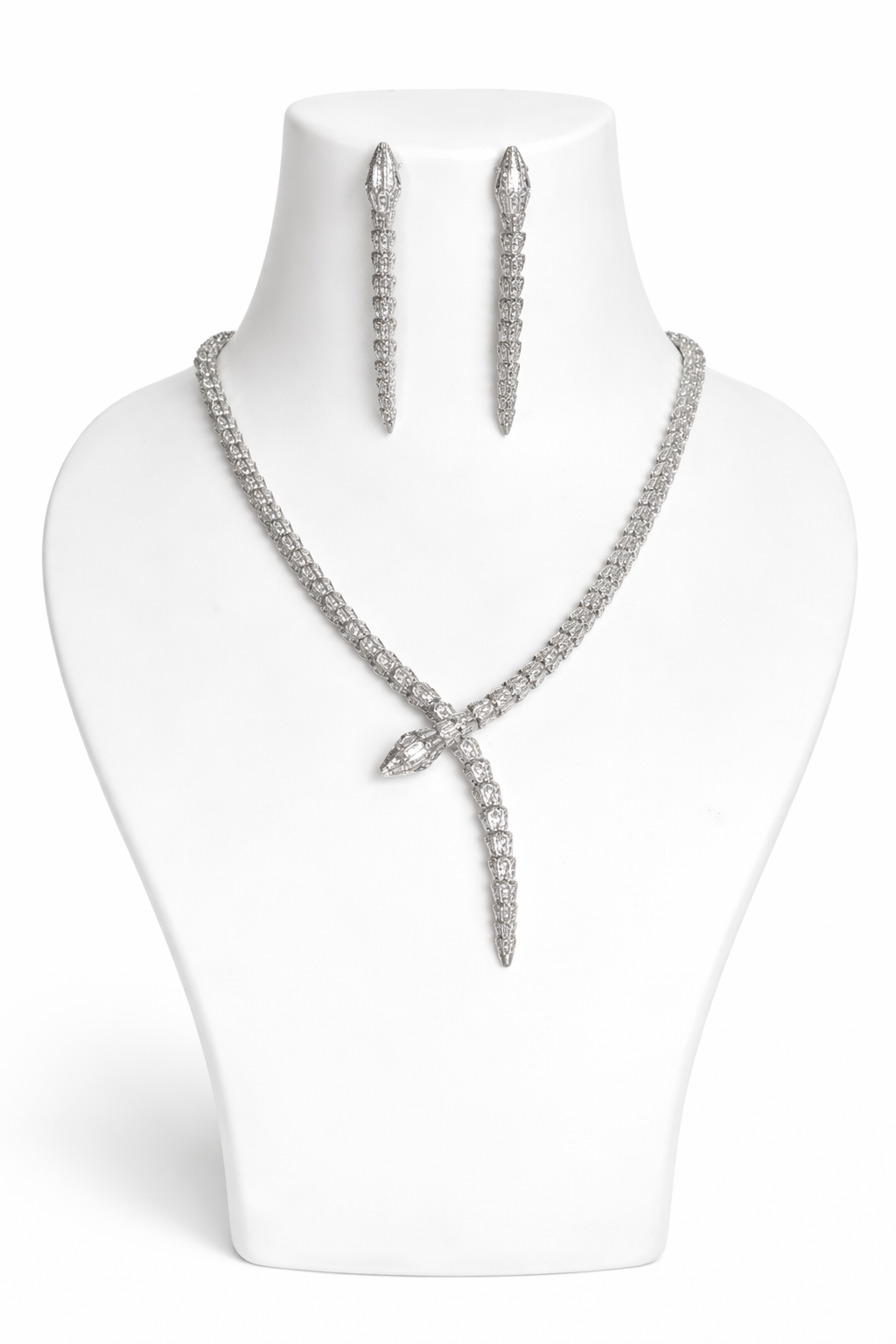 Serpentine Luxe Diamond Drop Set
