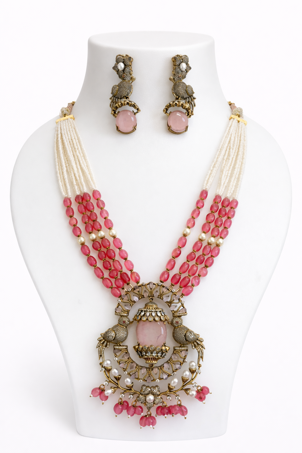 Rose Quartz Peacock Heritage Set