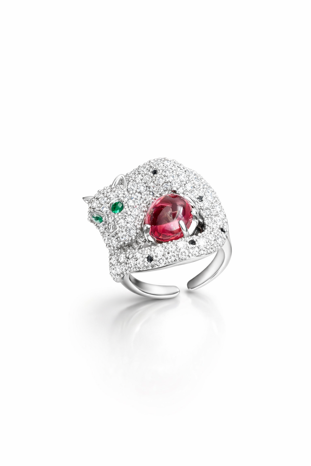 Scarlet Panther Majesty Ring