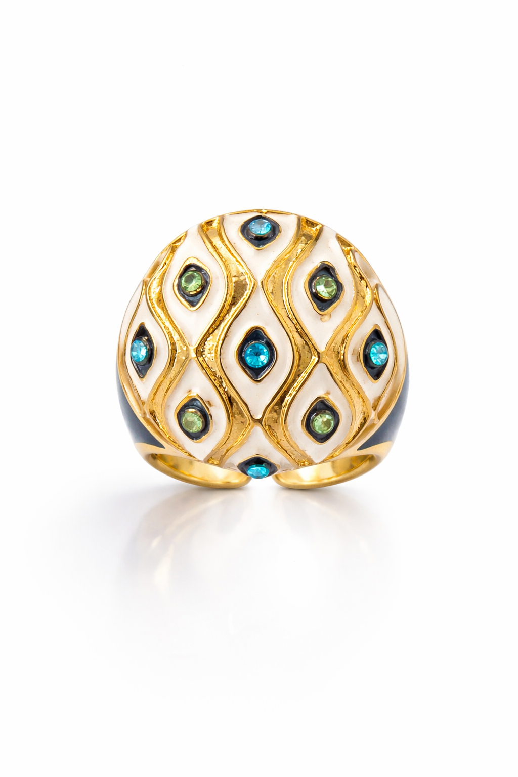 Imperial Lattice Dome Ring