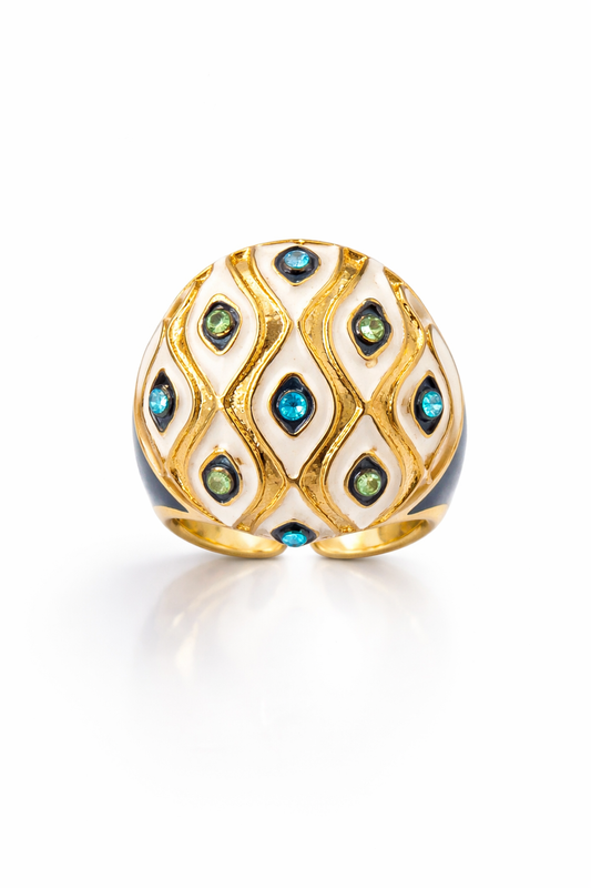 Imperial Lattice Dome Ring