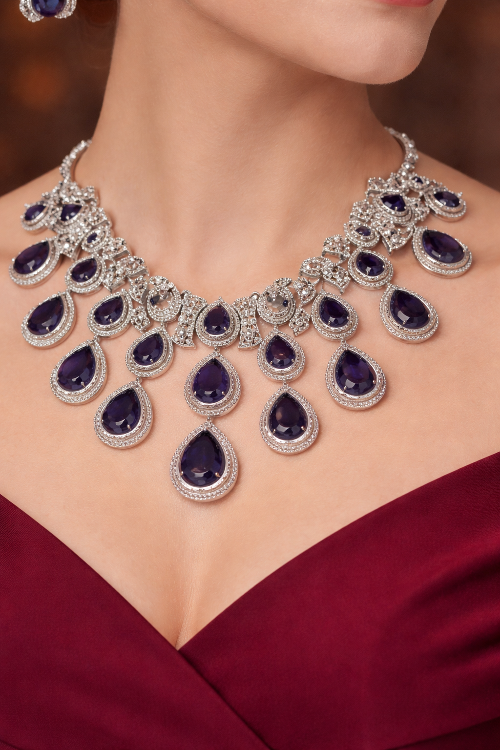 Violet Regent Cascade Set
