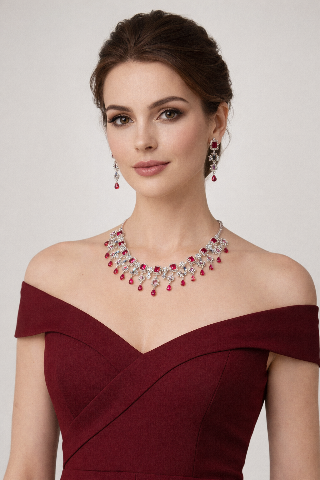 Ruby Cascade Regal Set
