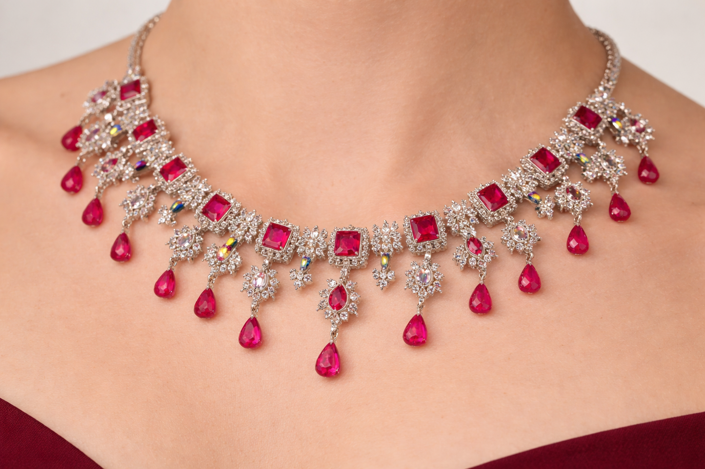 Ruby Cascade Regal Set