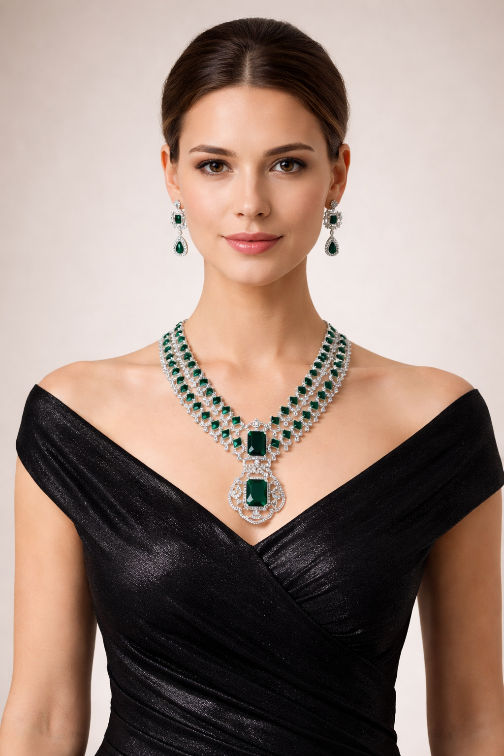 Emerald Royale Bridal Set