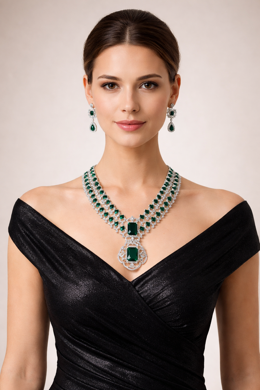 Emerald Royale Bridal Set