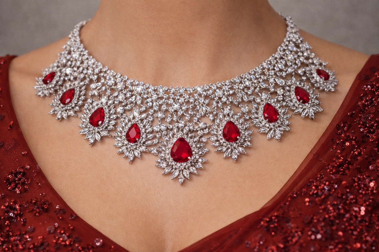 Scarlet Royale Choker Set