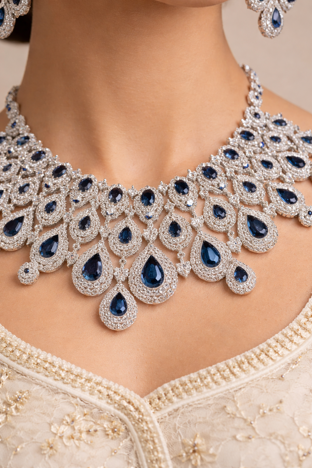 Royal Sapphire Cascade Set