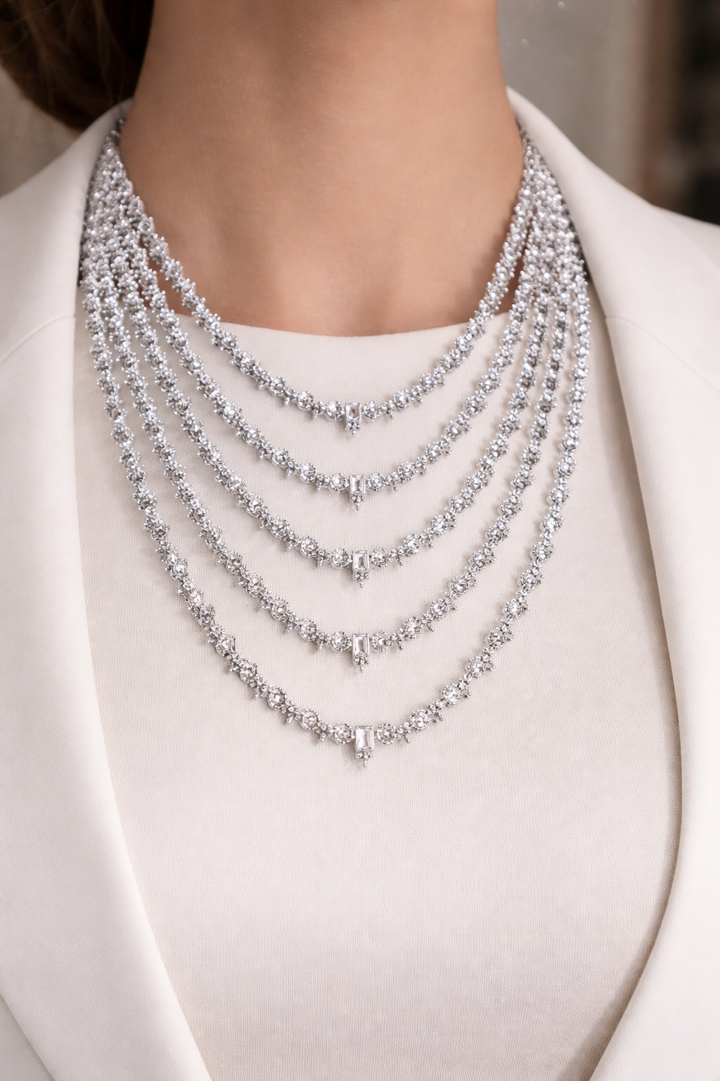 Celestial Cascade Multi-Layer Statement Set
